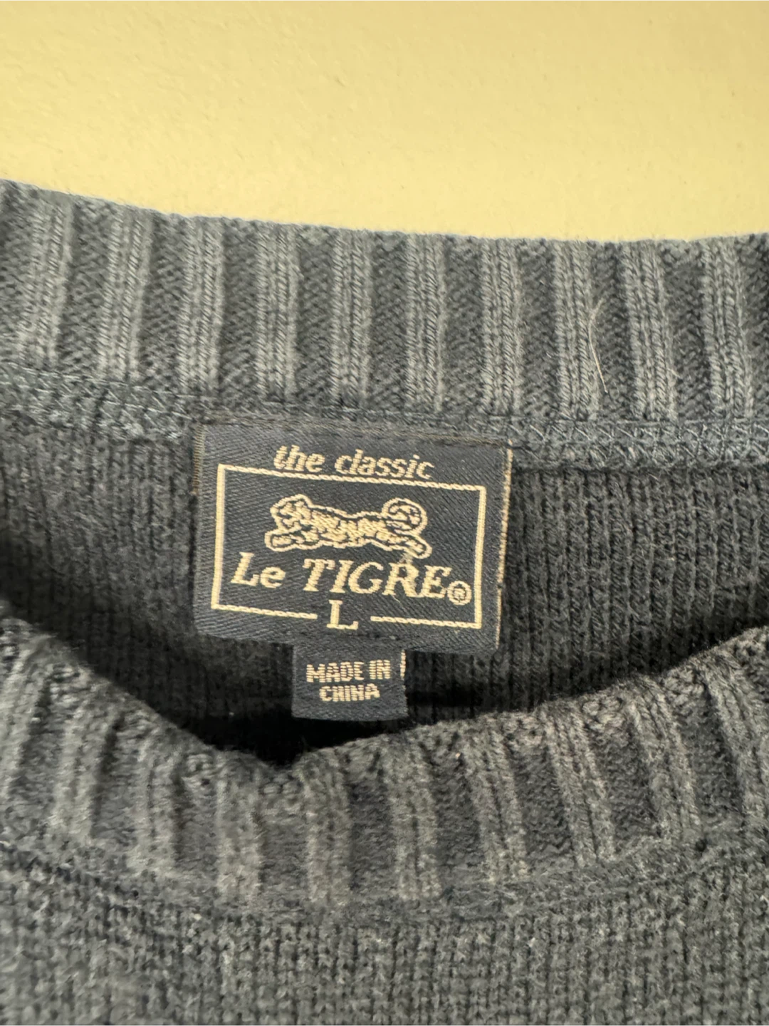 Le Tigre Navy Blue Sweater Size L - photo 3