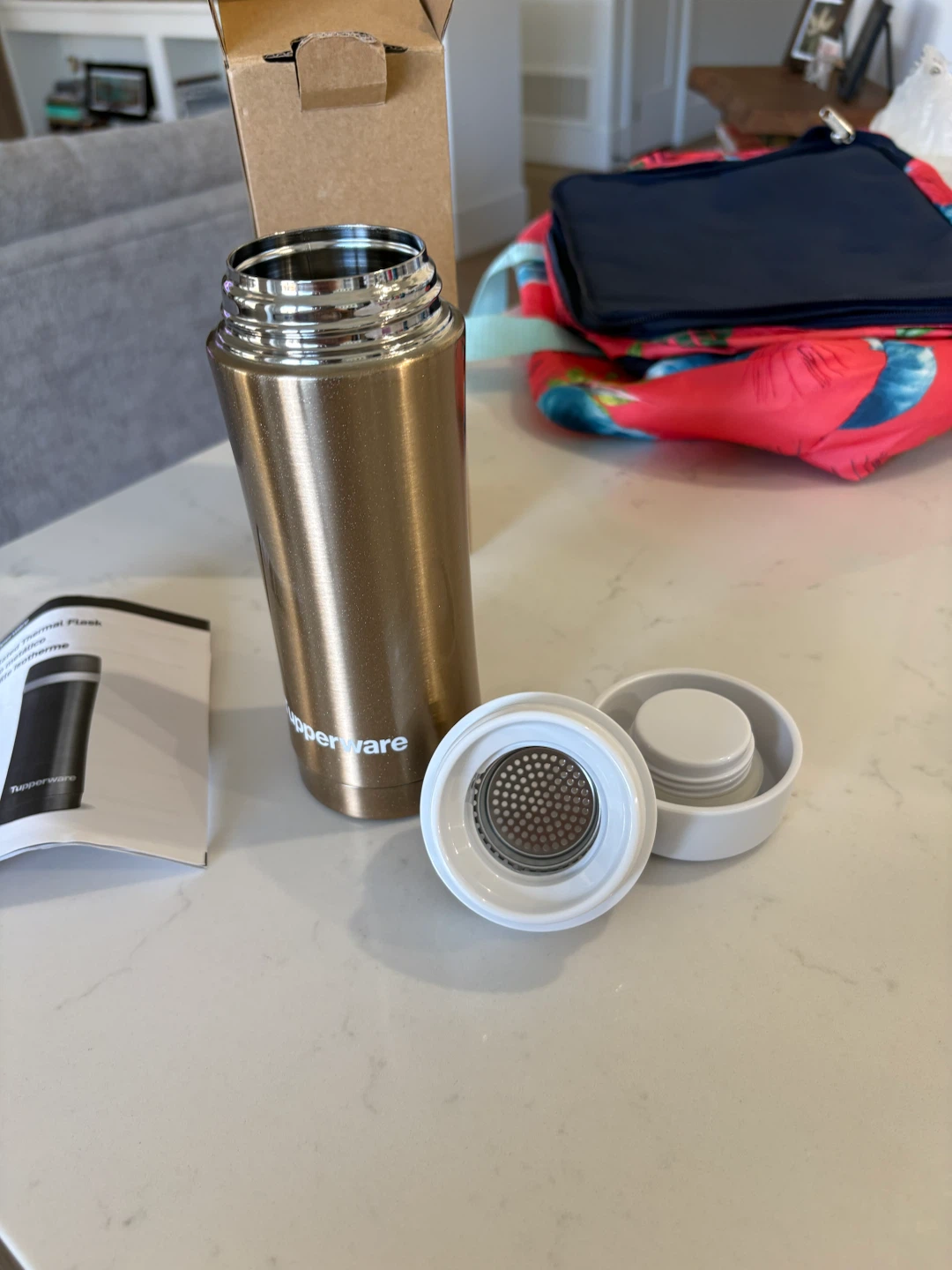 Tupperware Thermal Flask - Gold - photo 2