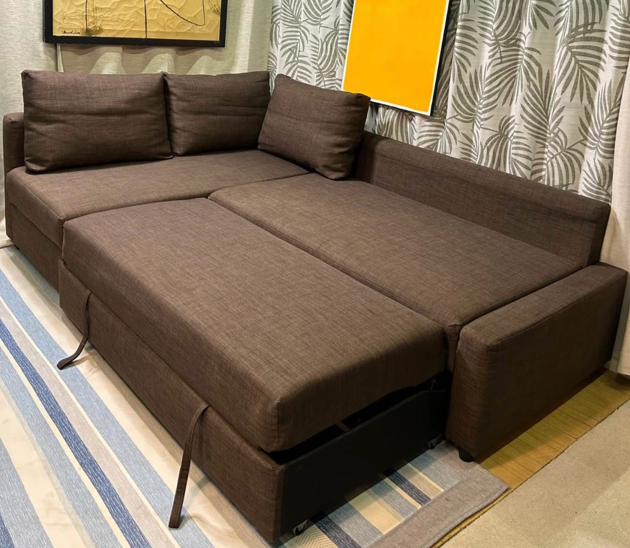 IKEA FRIHETEN Brown Sectional- Free Delivery - photo 4
