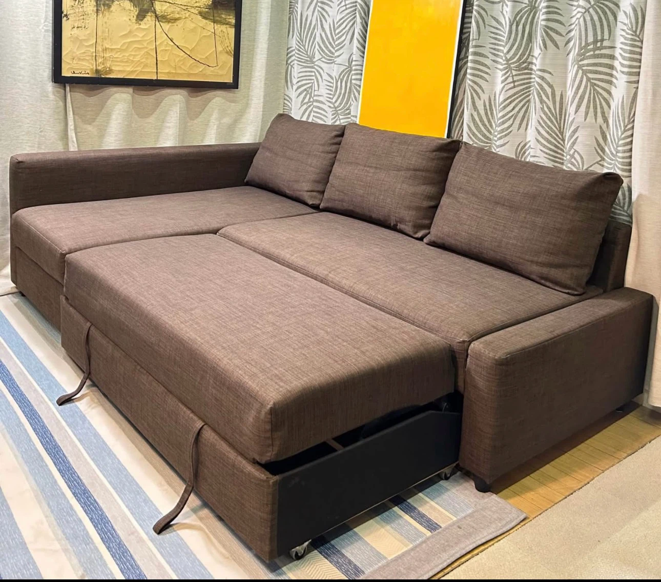 IKEA FRIHETEN Brown Sectional- Free Delivery - photo 5