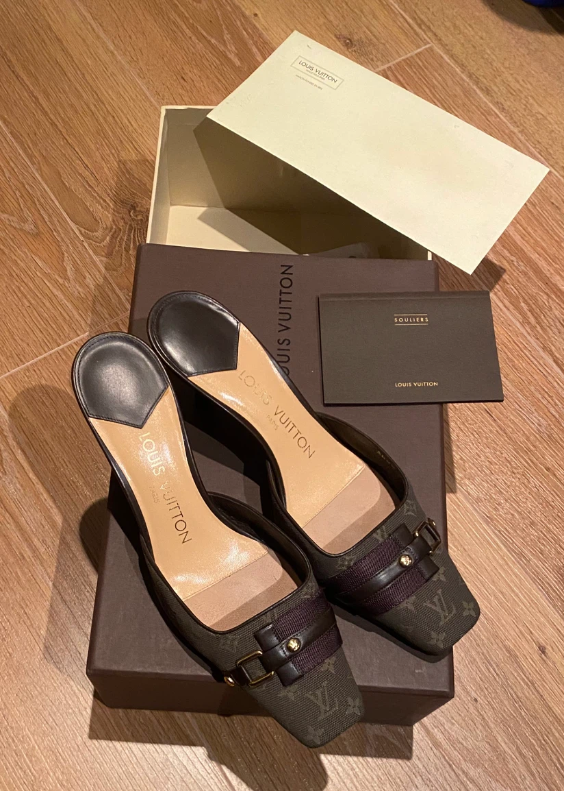 Louis Vuitton Monogram Mules