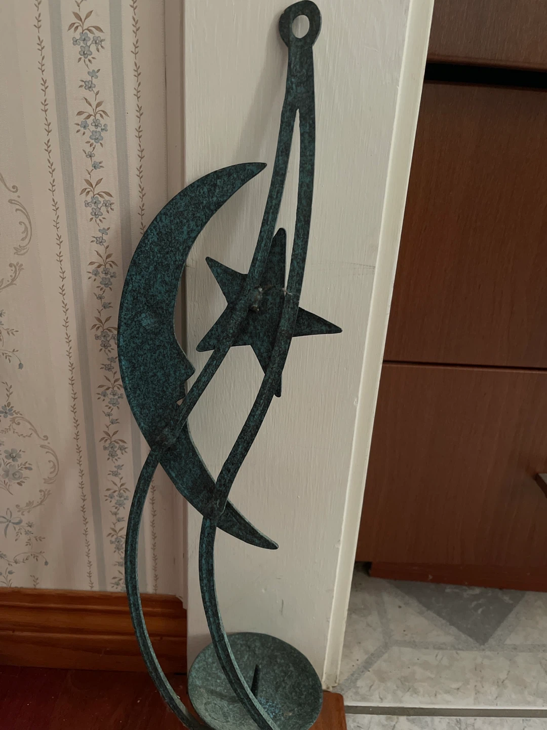 Sun and Moon Wall Sconce Candle Holders - photo 4