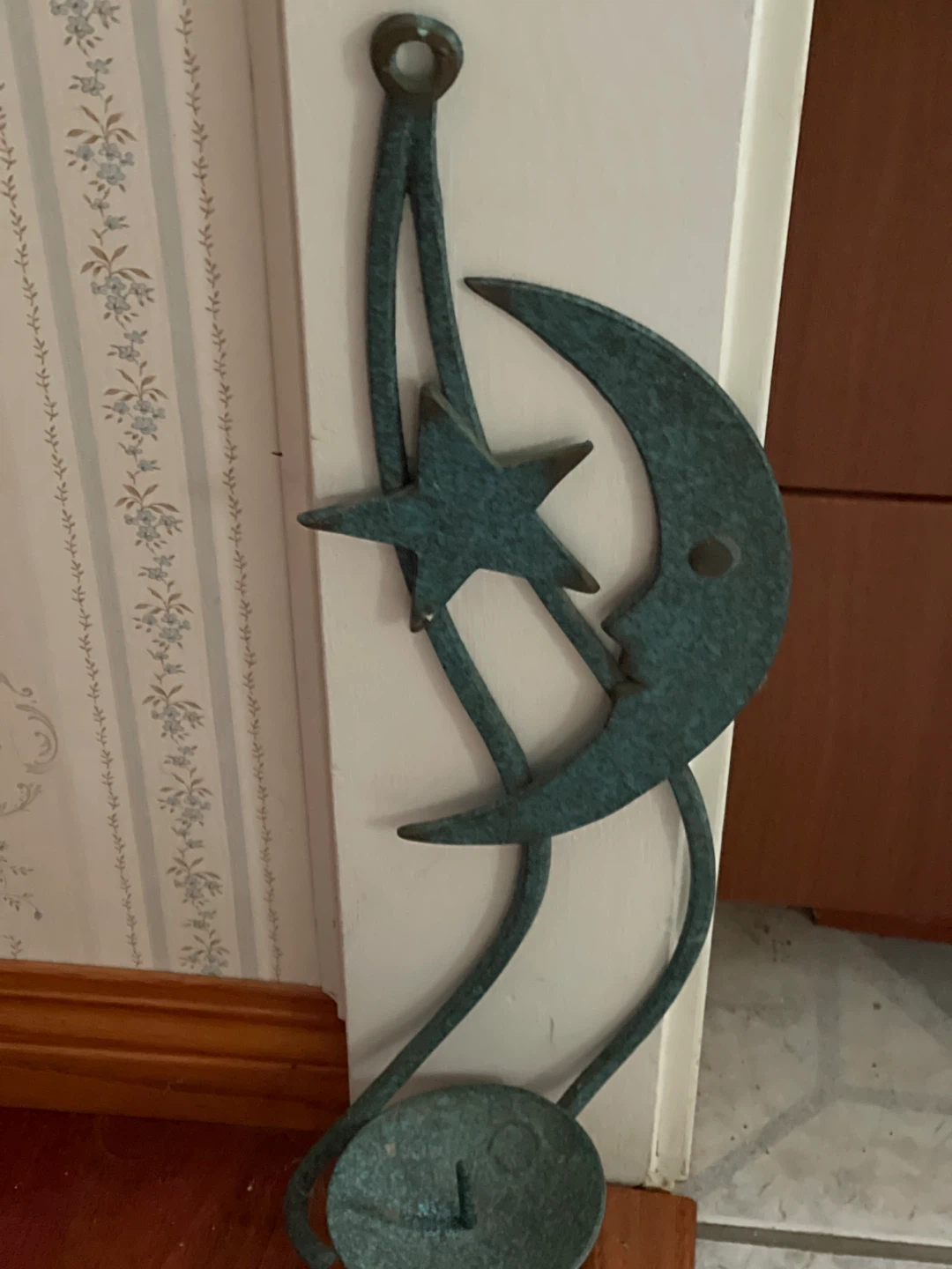 Sun and Moon Wall Sconce Candle Holders - photo 3