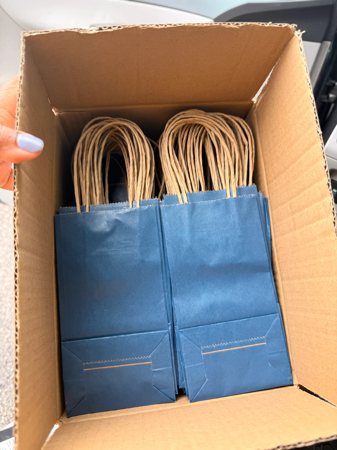Mini Paper Gift Bags 3.5x2.4x6.7 Inches(Oakville)