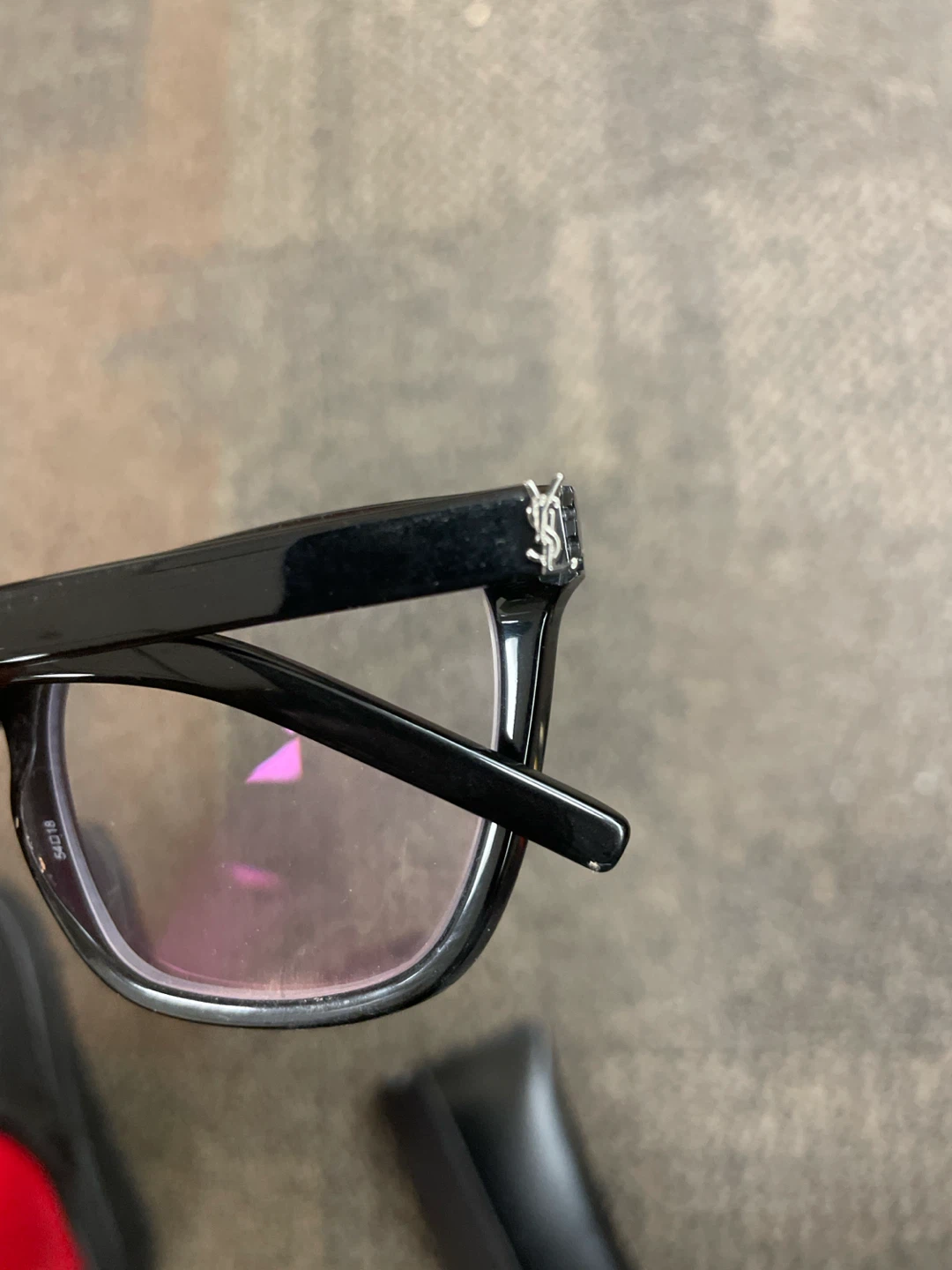 Saint Laurent Black Eyeglasses - photo 2