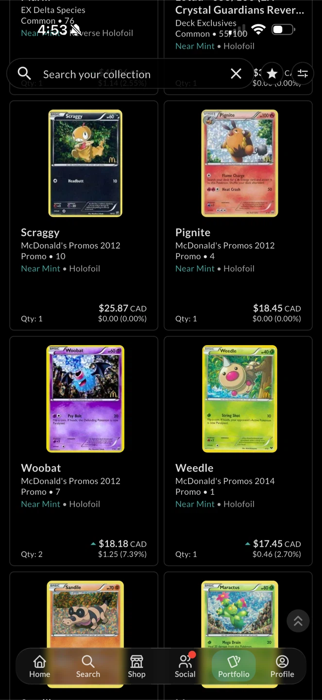 Assorted McDonald's Pokémon Promo Cards