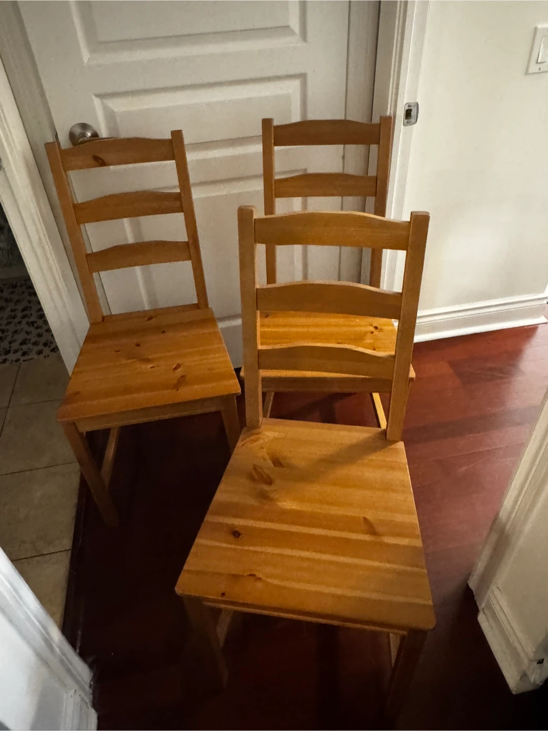 IKEA JOKKMOKK solid wood chairs