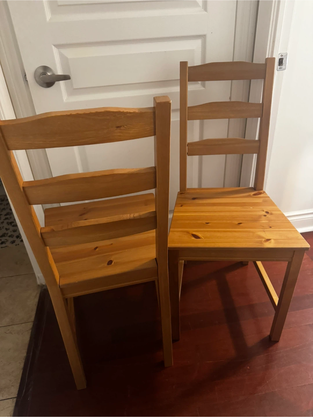 IKEA JOKKMOKK solid wood chairs - photo 2