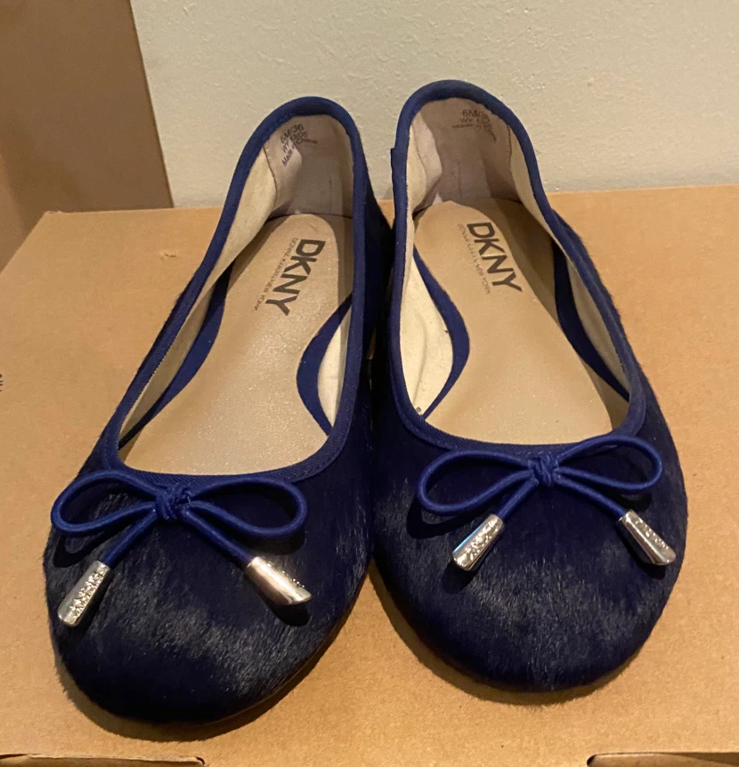 DKNY Navy Blue Flats