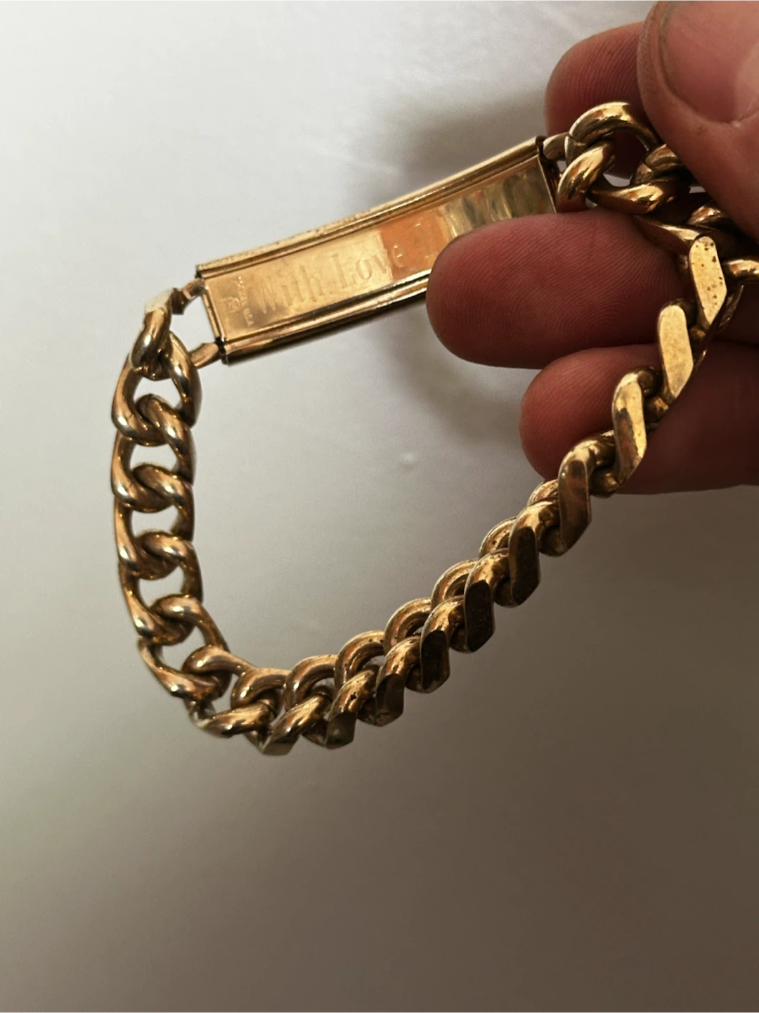 1970s spidel personalized Doug chunky men’s bracelet - photo 3