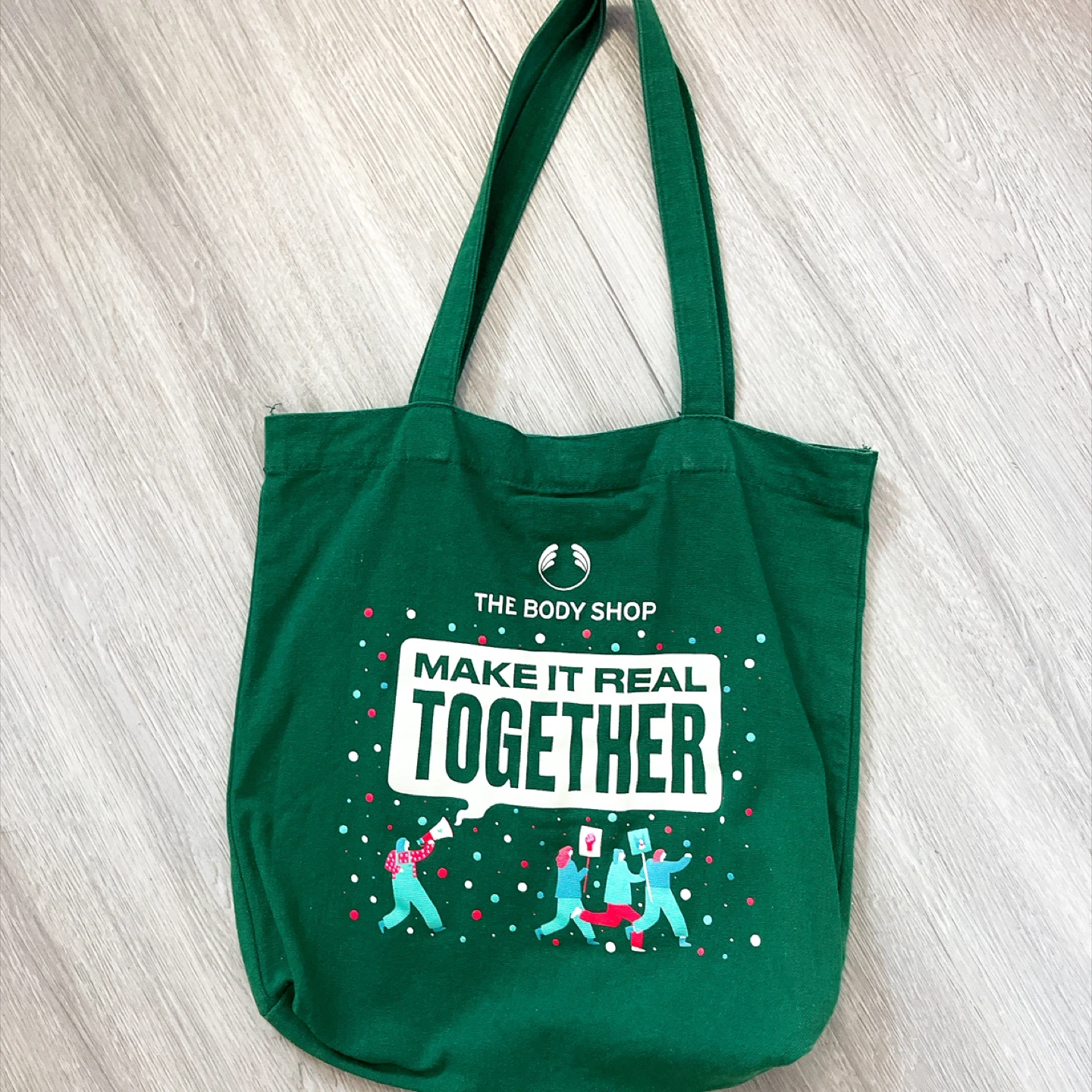 The Body Shop Canvas Tote Bag