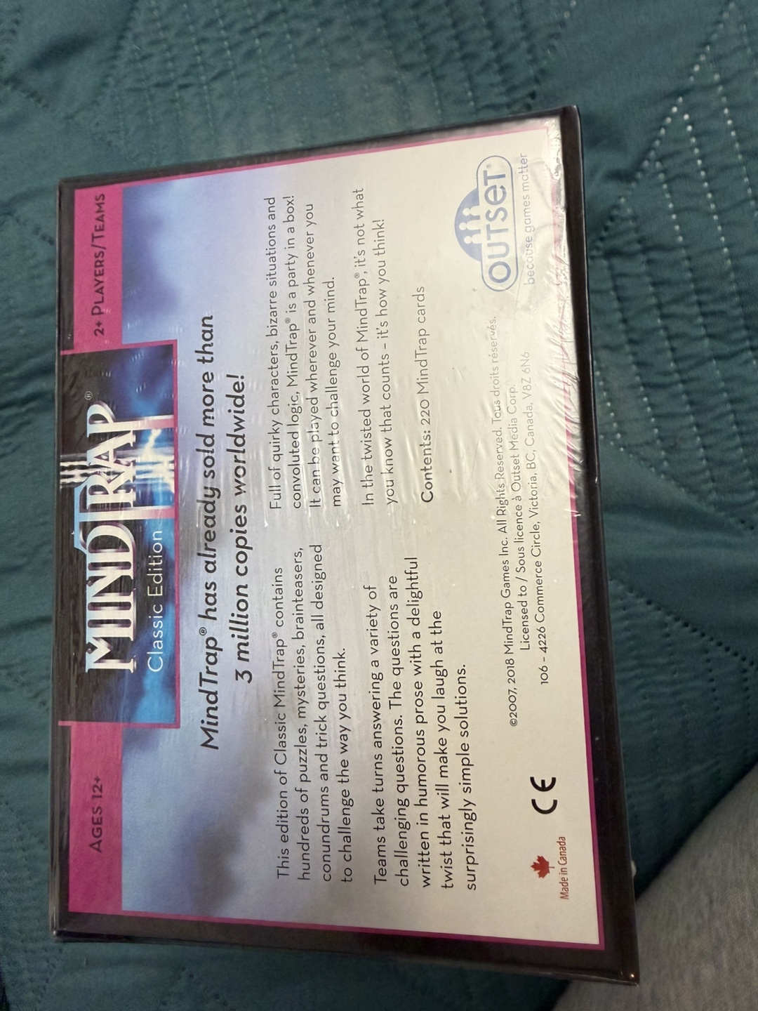 MindTrap Classic Edition Board Game - photo 4