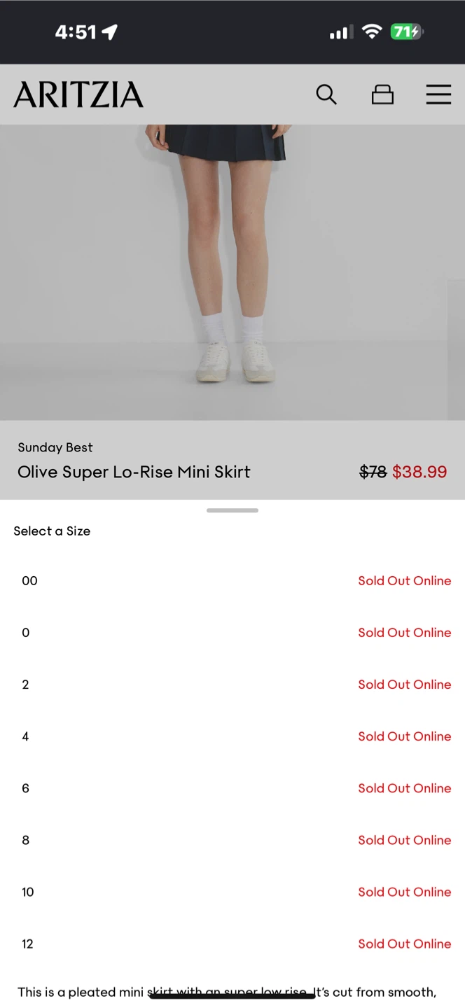 Aritzia Olive Super Lo-Rise Mini Skirt - photo 5