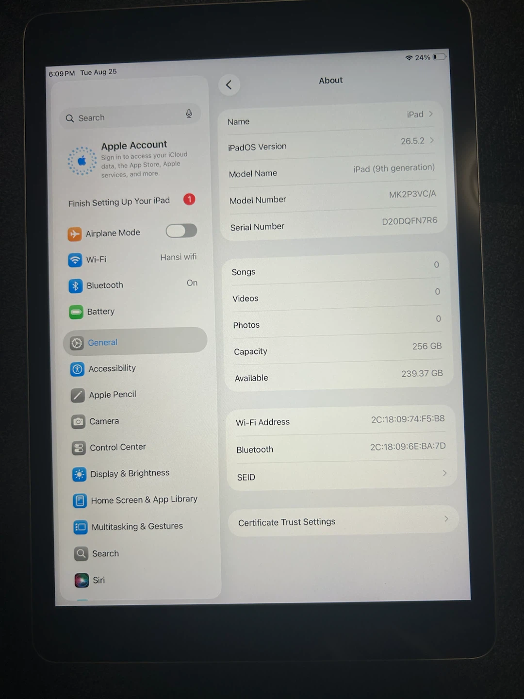 iPad 9 (256 Gb) - photo 3