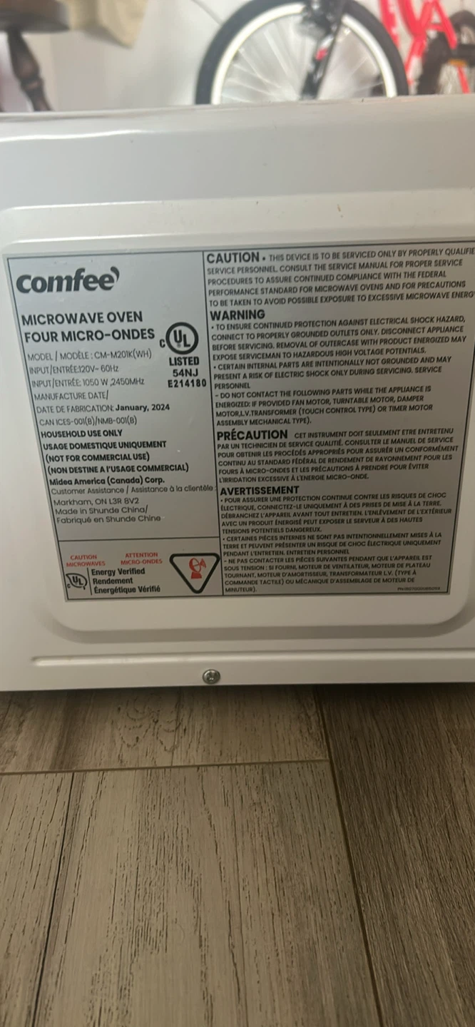 Comfee Microwave Oven CM-M201K(WH) - photo 2