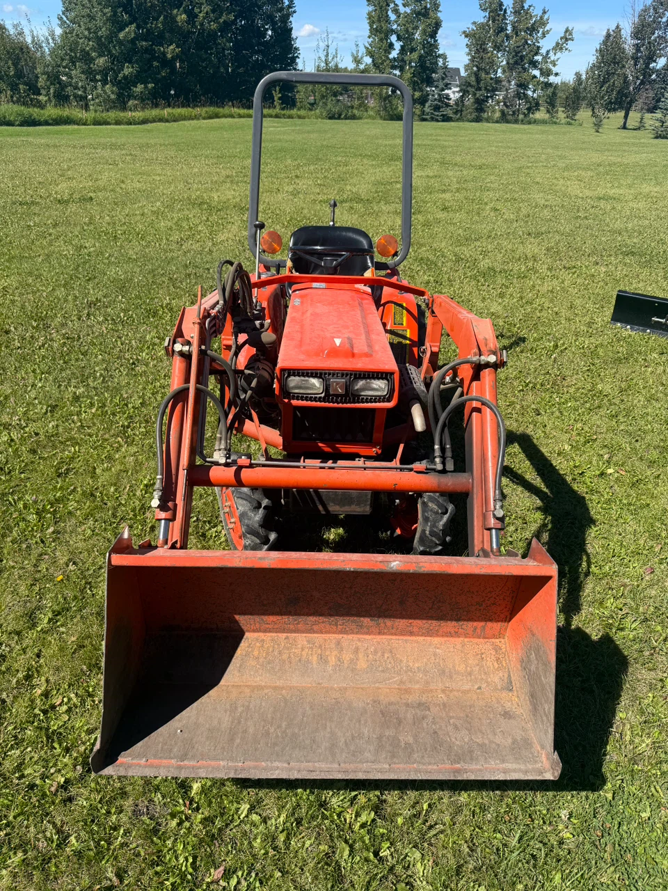 Kubota Tractor, Rototiller, & Blade attachment - photo 3
