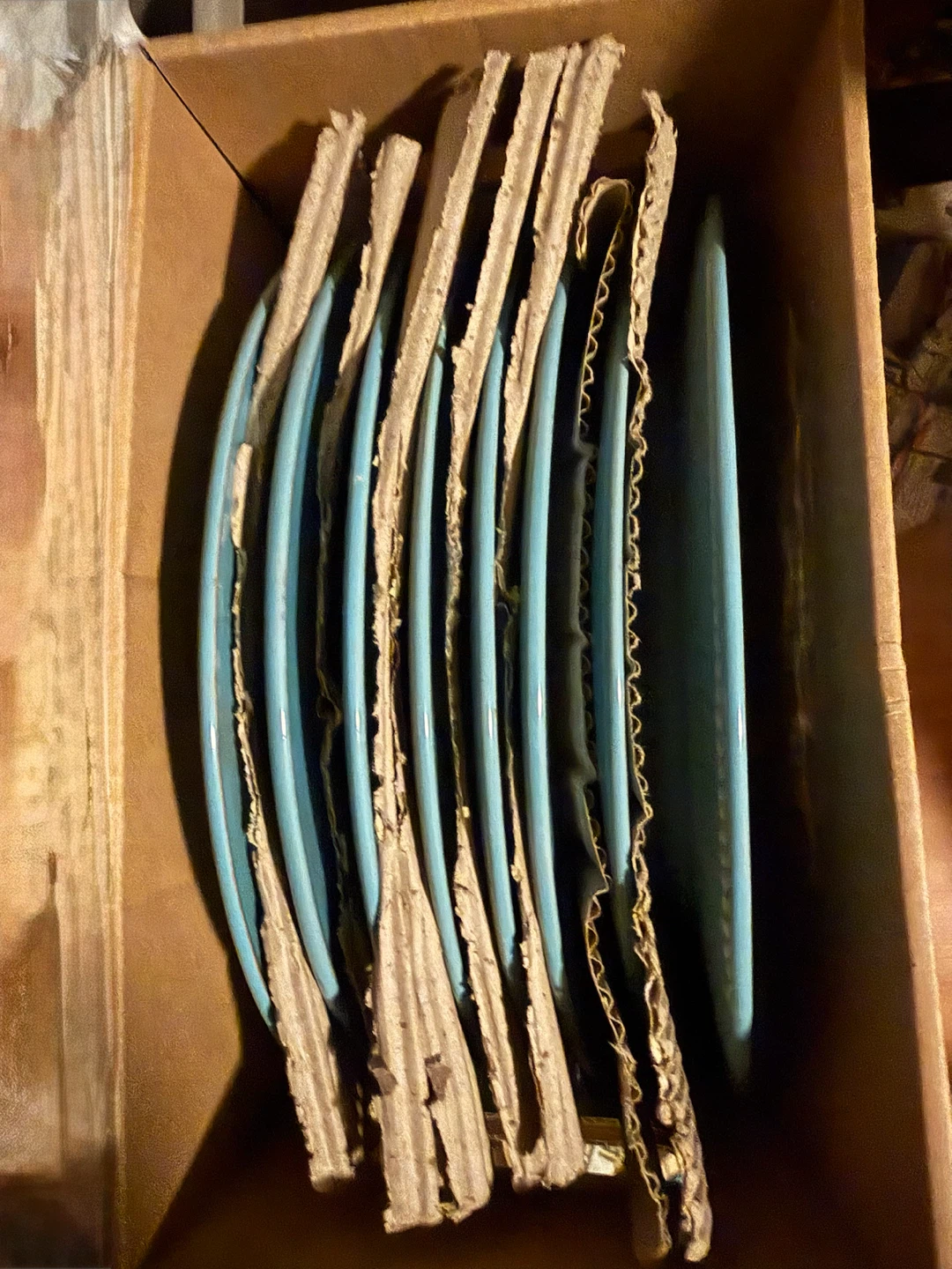 Blue Ceramic Dinnerware Set