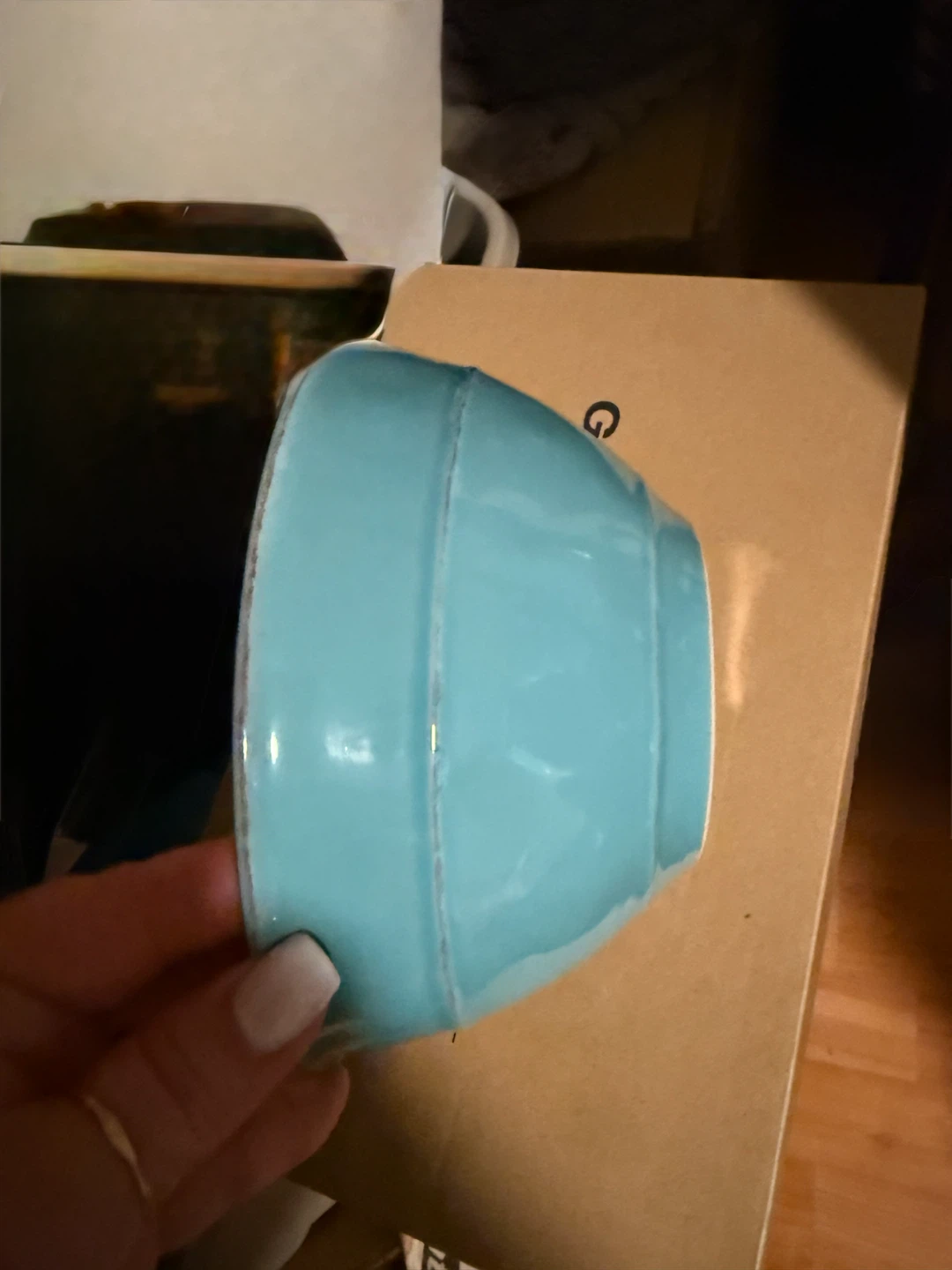 Blue Ceramic Dinnerware Set - photo 4