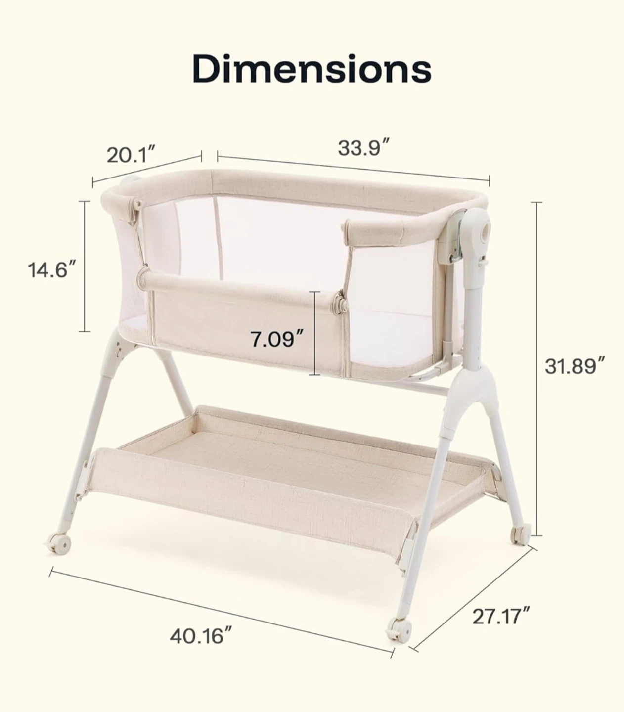 NEW/Sealed — HARPPA Baby Bassinet, never opened, free delivery - photo 2