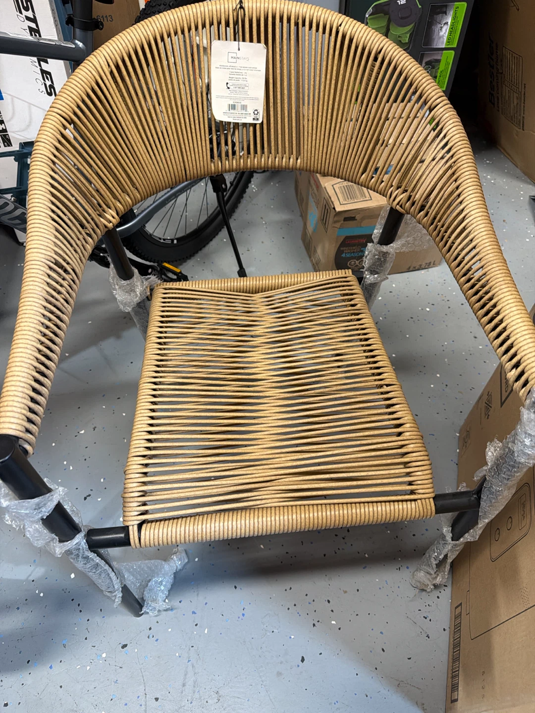 Mainstays Woven Rope Accent Chair
