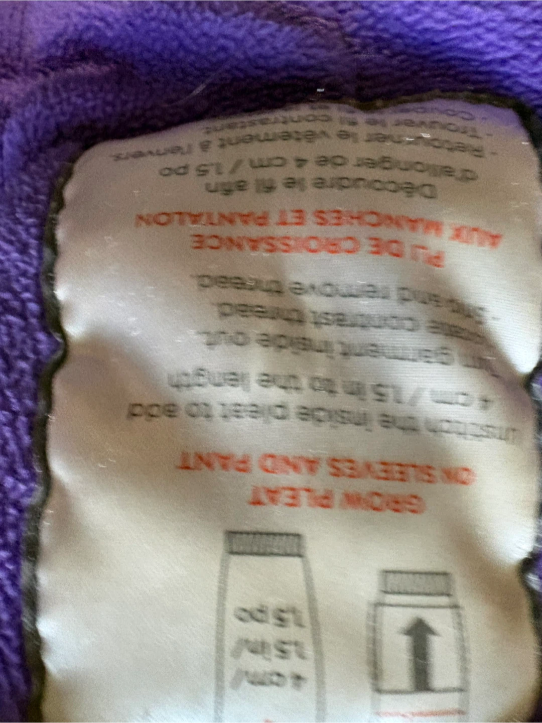Gusti Girls Ski Suit - Purple Snowflake Pattern - photo 3