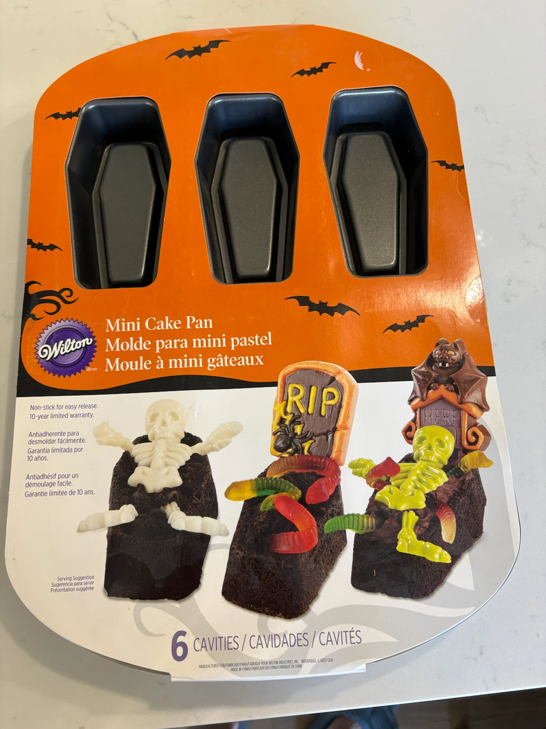 Wilton Mini Cake Pans - Snowman, Coffin, Egg, Finger Shapes