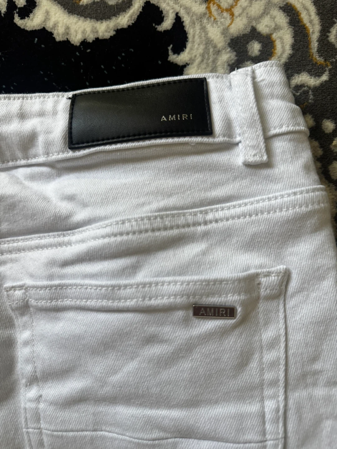 AMIRI White Distressed Jeans Size 29 - photo 3