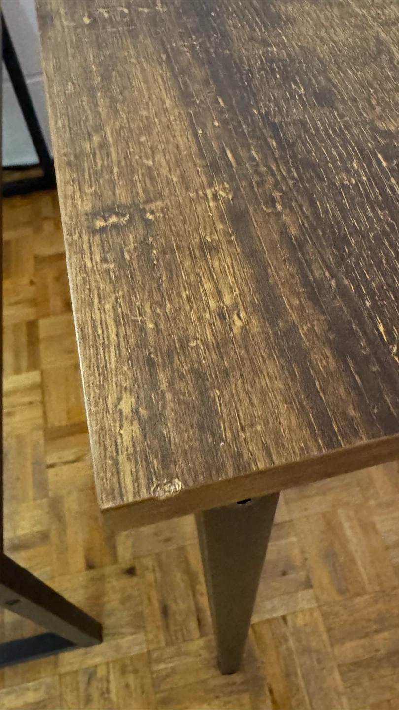 Rustic Dining Table and Bench Set - Amazon - photo 3