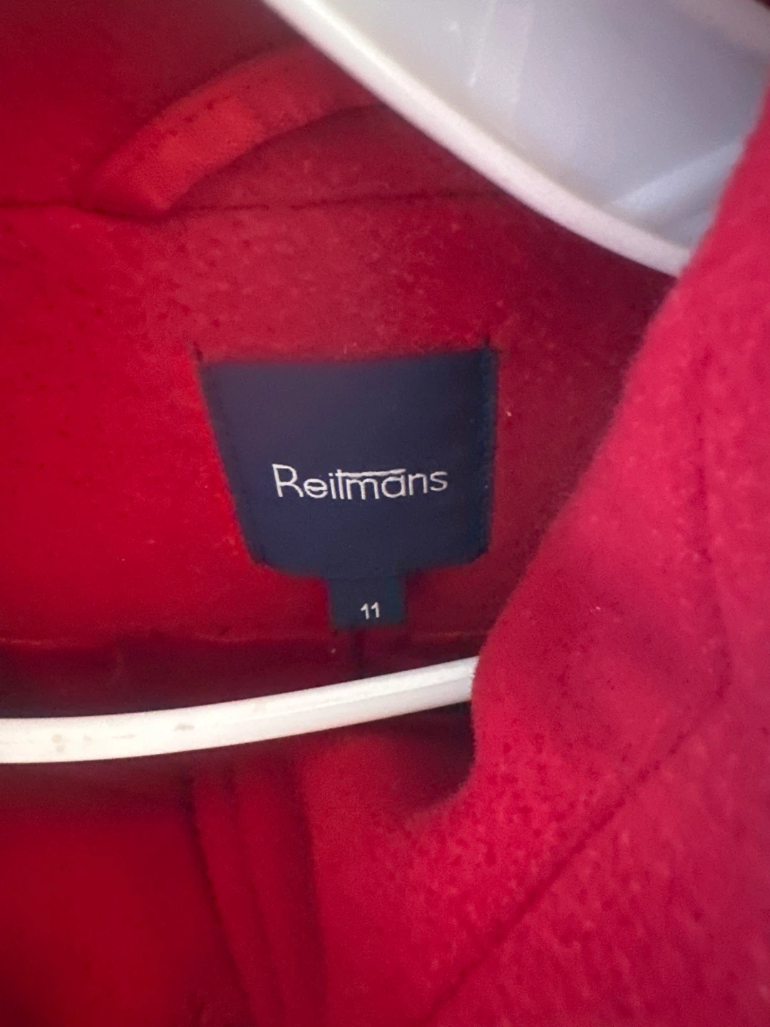 Reitmans red pea coat - photo 2
