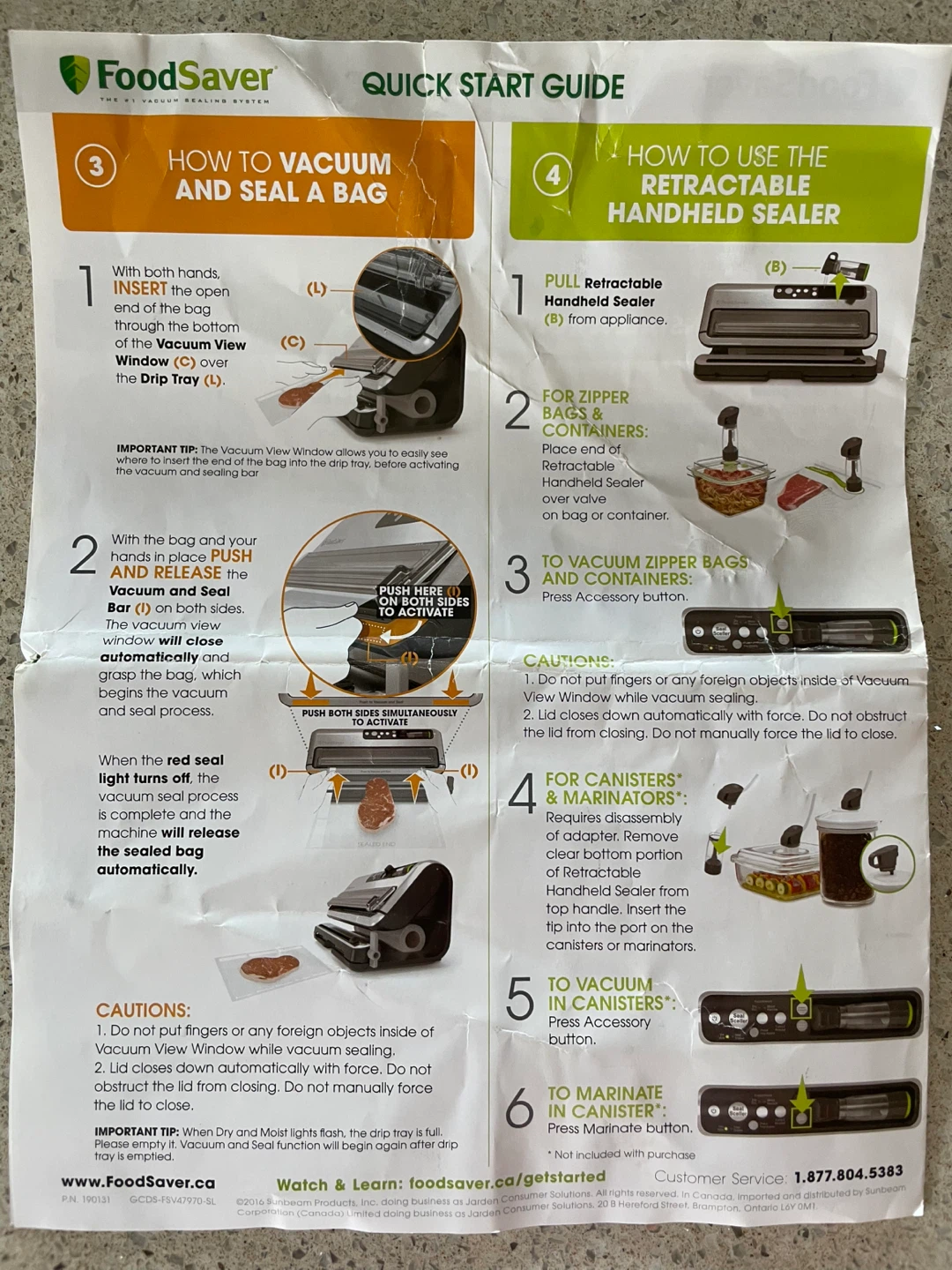 FoodSaver Vacuum Sealer FM5440-033 - photo 3