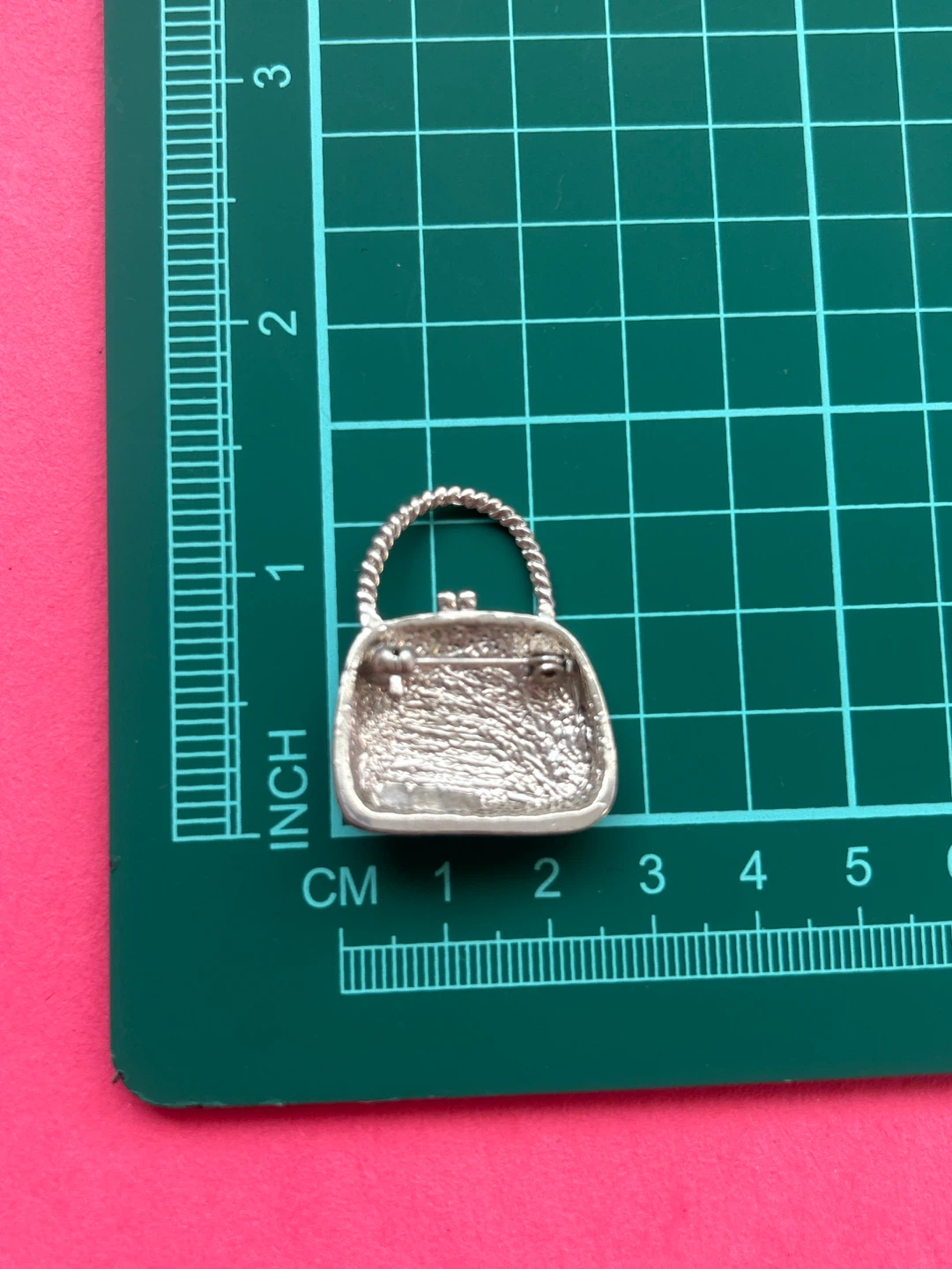Vintage Handbag Pin Brooch - photo 2