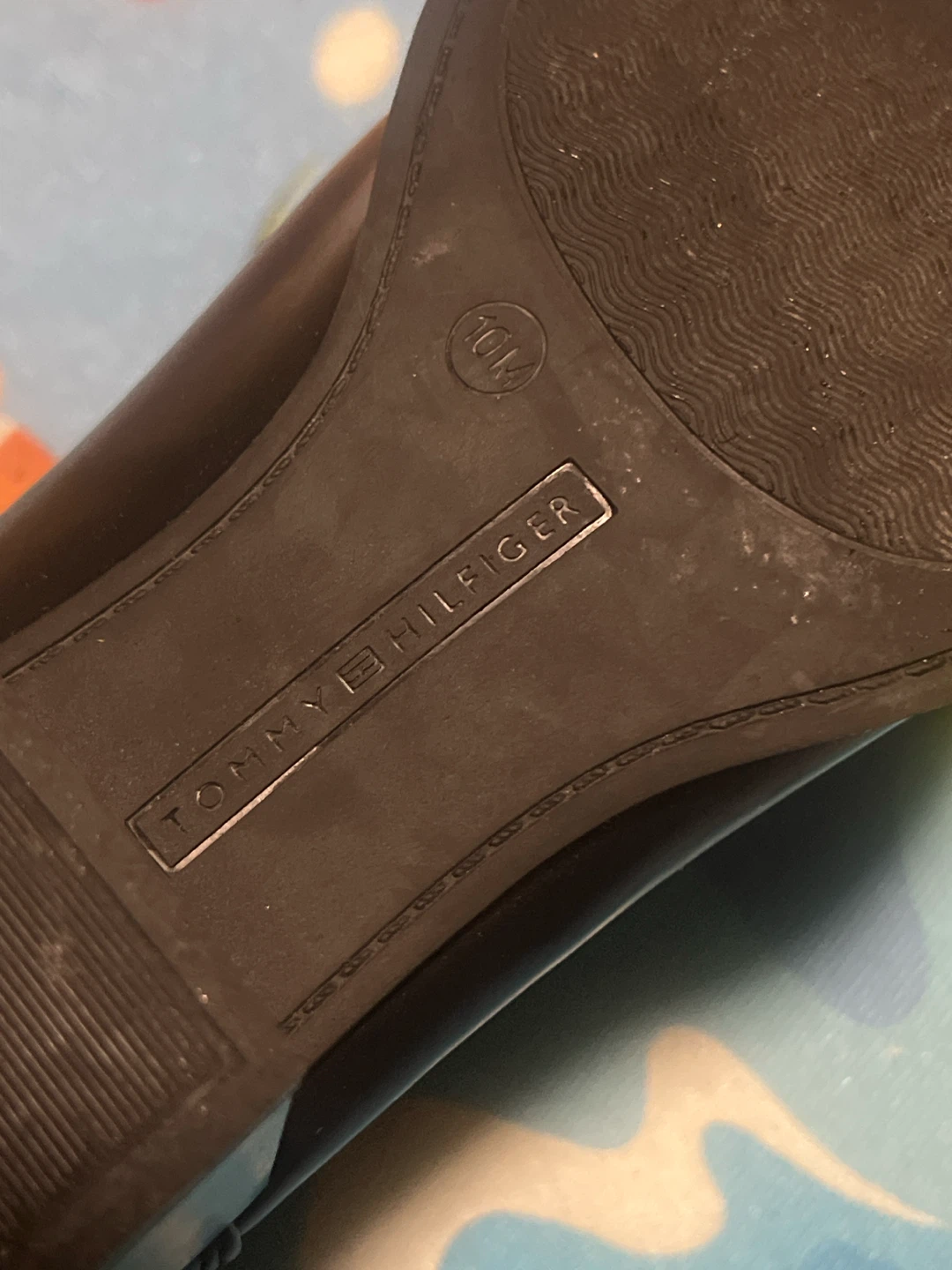 Tommy Hilfiger black ankle boots size 10M