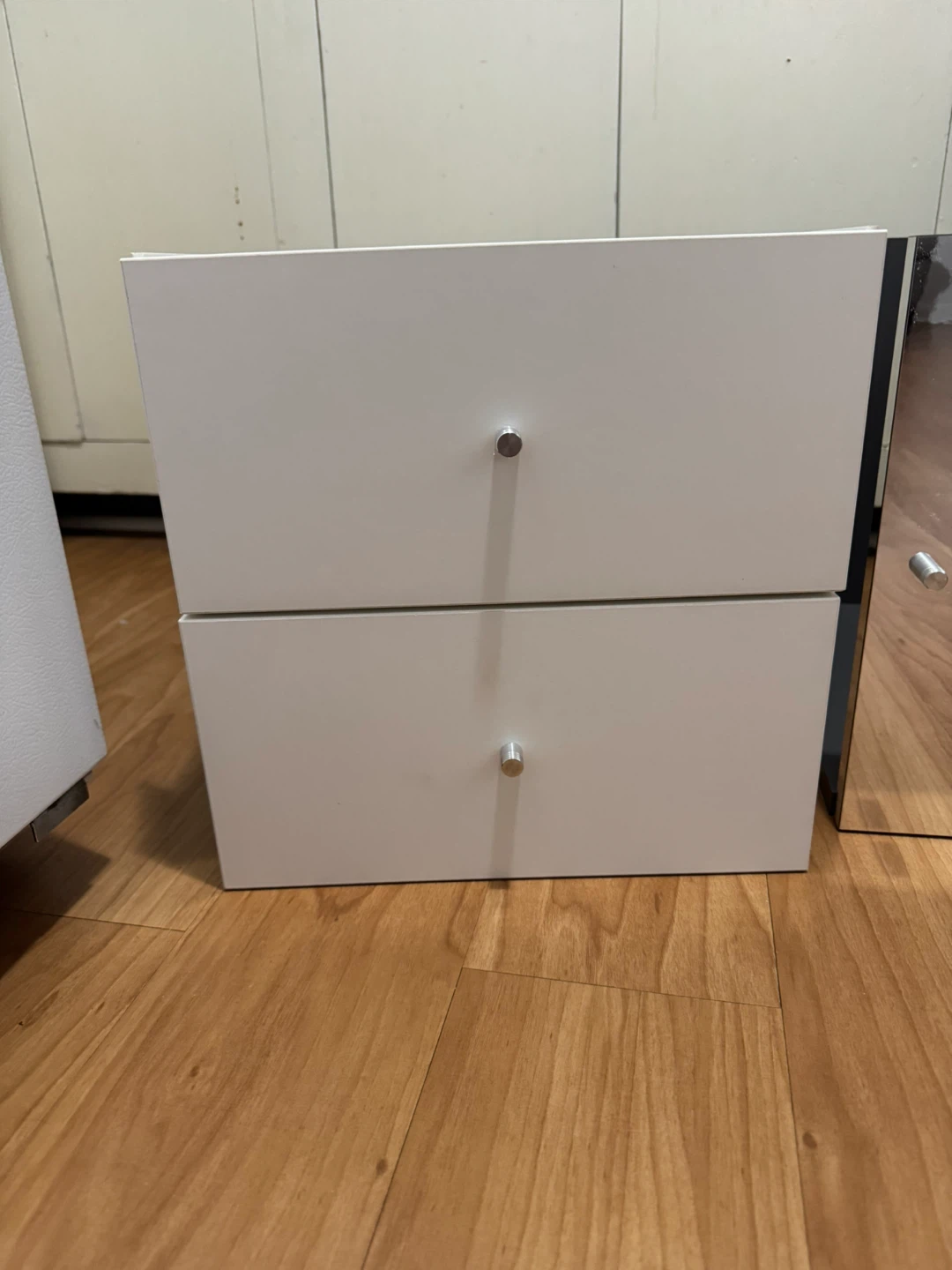 Ikea kallax insert with 2 drawers and shelf insert - mirrored - photo 2