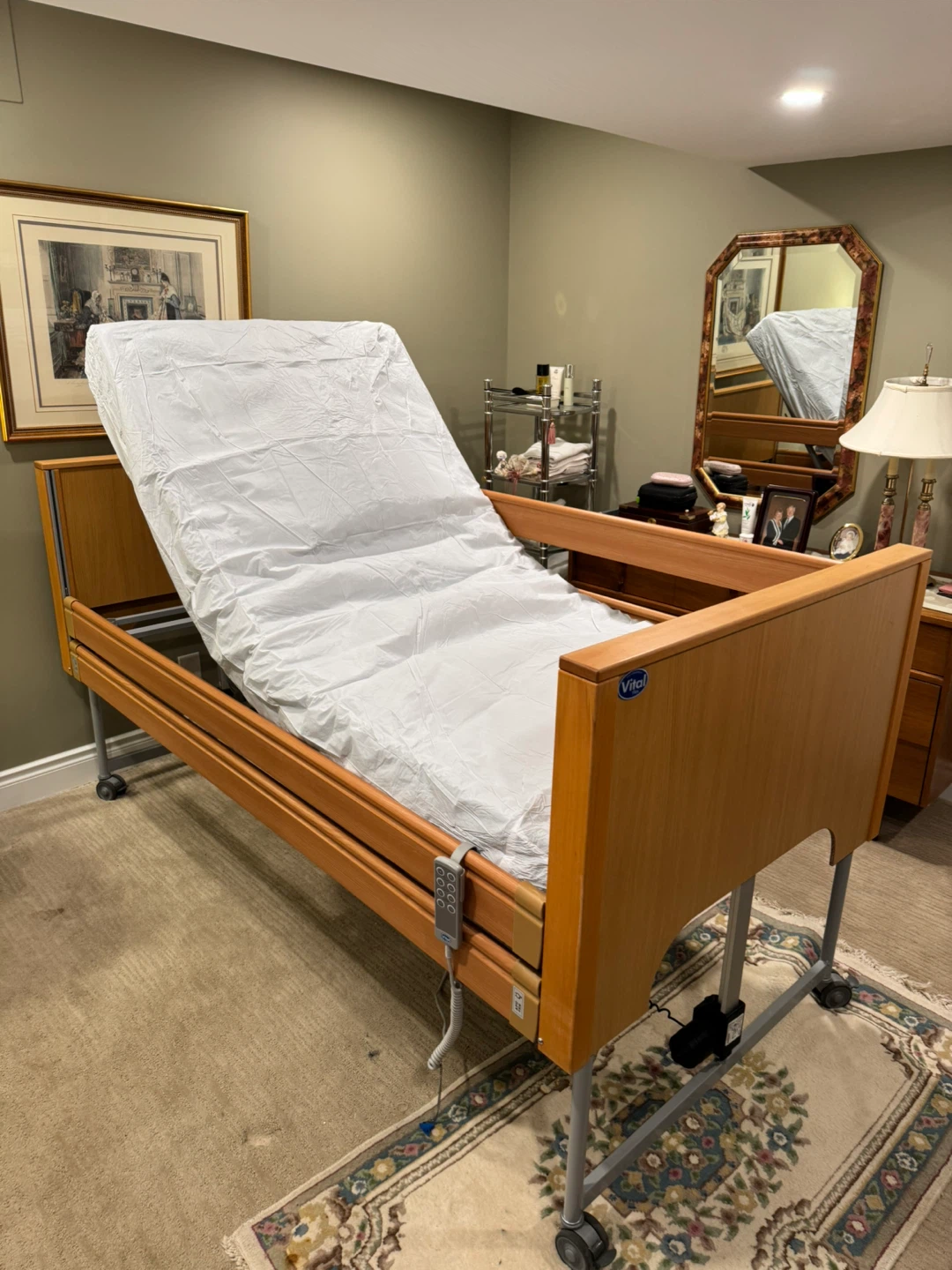 VITAL FLEX HOSPITAL BED DELIVERY AND SETUP INCLUDED
