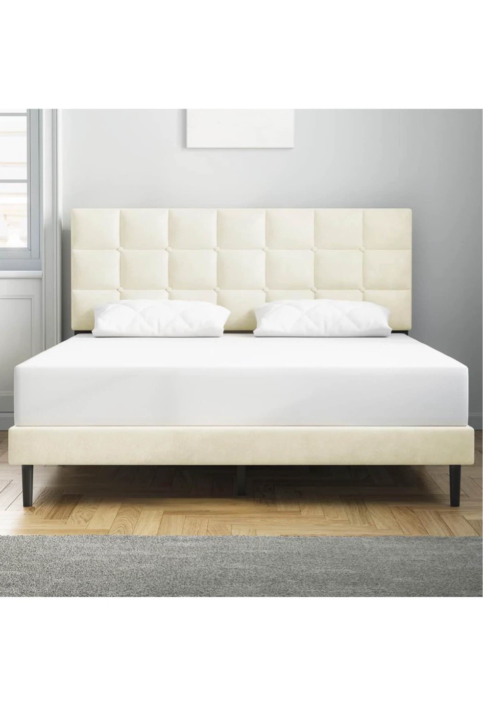 QUEEN SIZE BED FRAME + MATTRESS