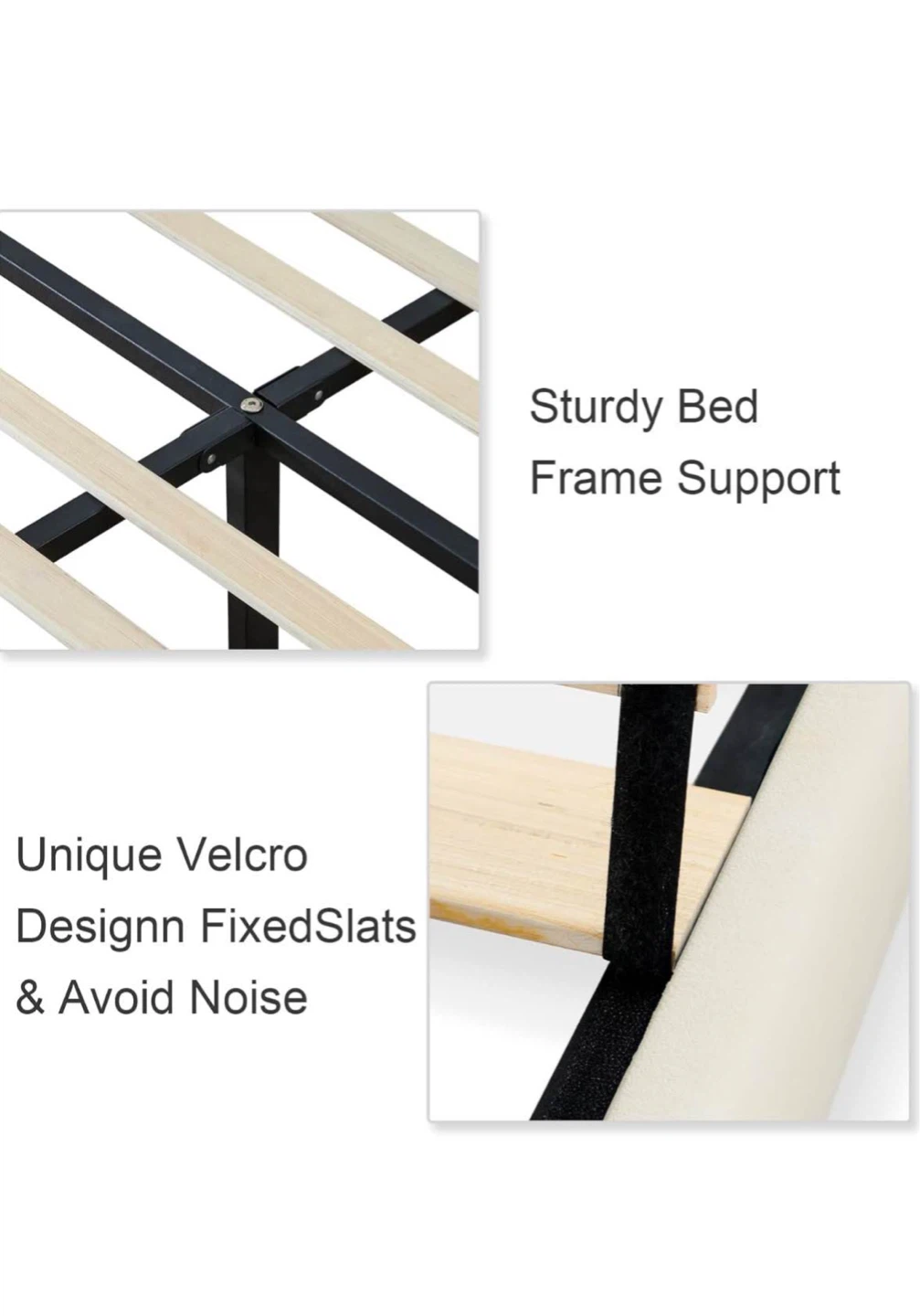 QUEEN SIZE BED FRAME + MATTRESS - photo 3