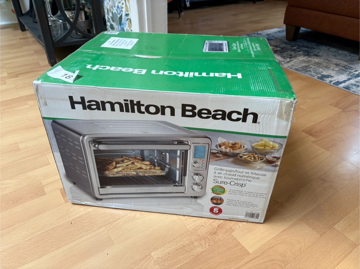 Hamilton Beach Sure-Crisp Digital Air Fryer Toaster Oven