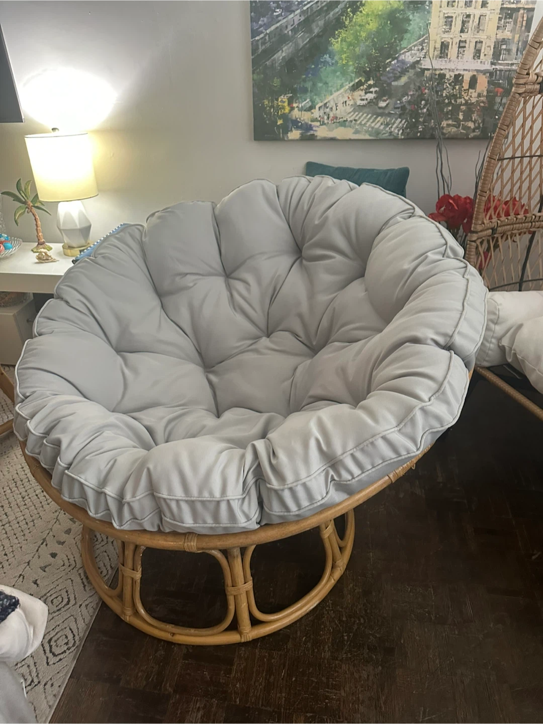 Papasan Chair with Cushion