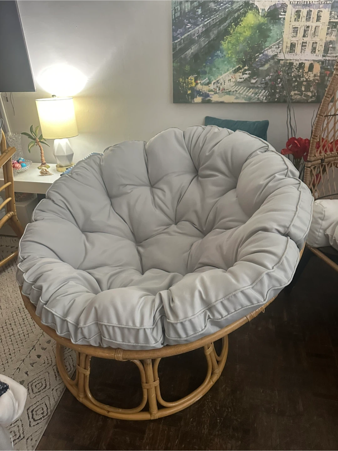 Papasan Chair with Cushion - photo 2