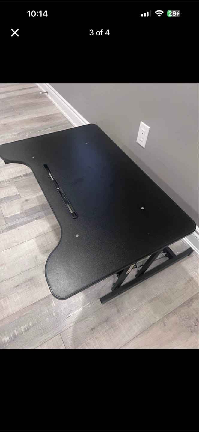 Black Standing Desk Converter