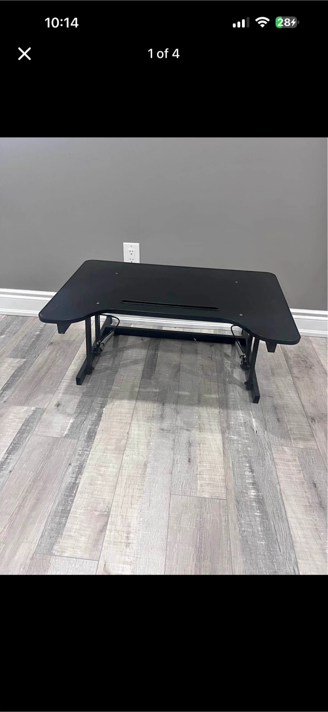 Black Standing Desk Converter - photo 2