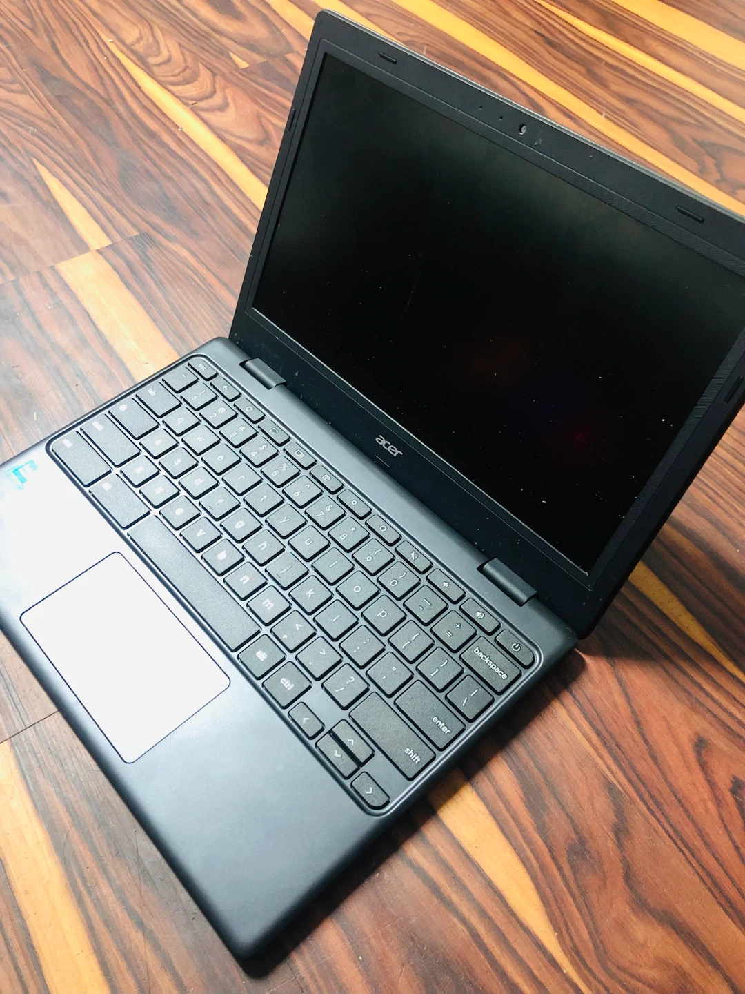 Acer Chromebook with protective sleeve