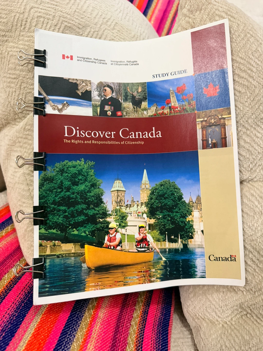 Discover Canada Study Guide Printed & Bound