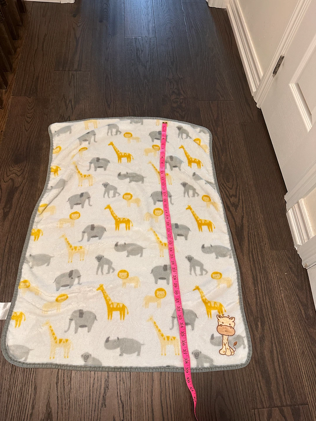 Super cozy fleece Animal Print Baby Blanket
