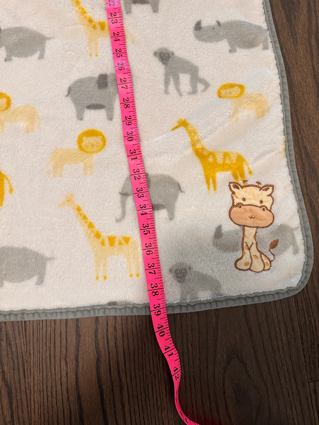 Super cozy fleece Animal Print Baby Blanket - photo 2