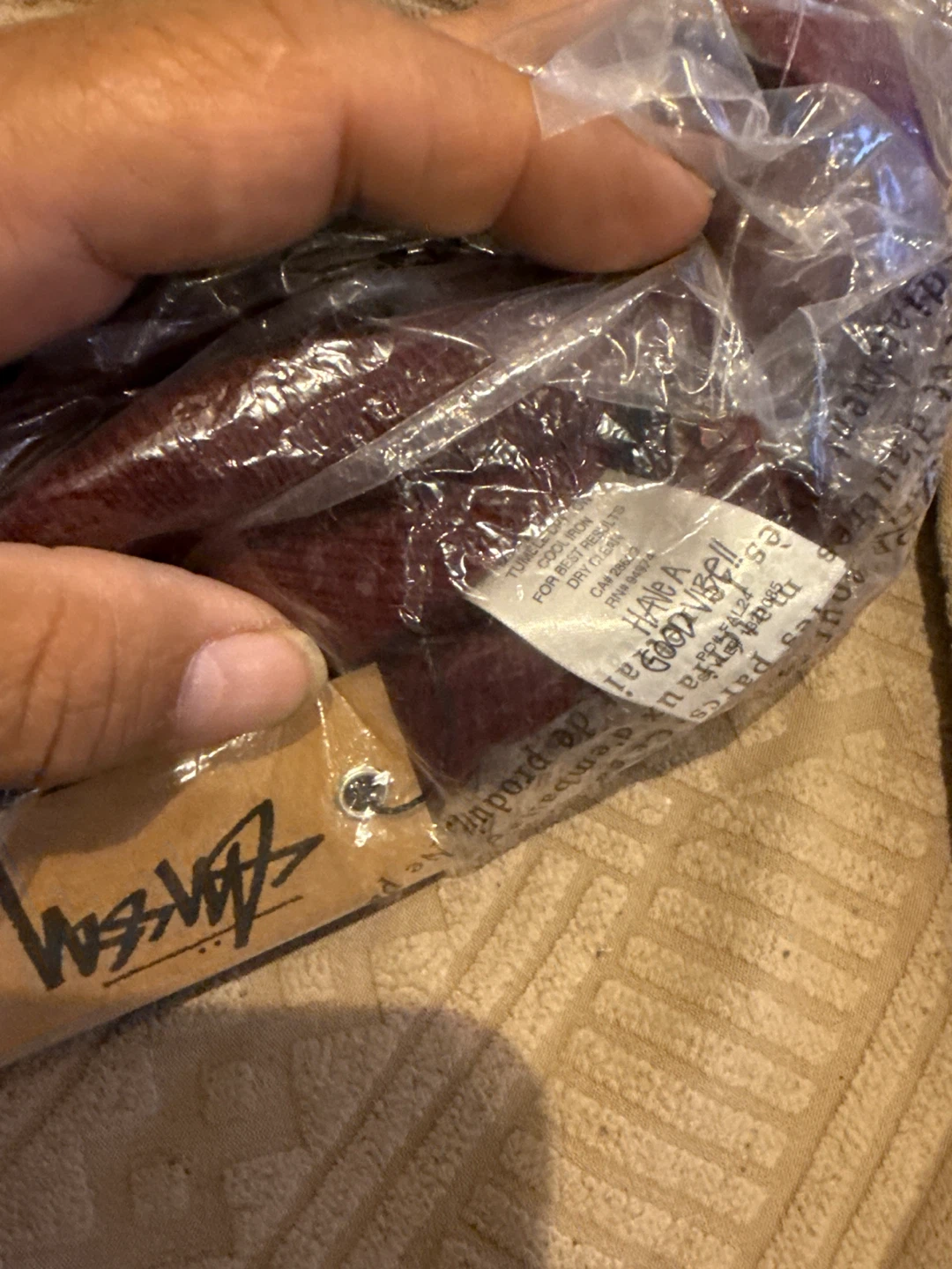 Stussy Beanie Hat Burgundy - photo 2