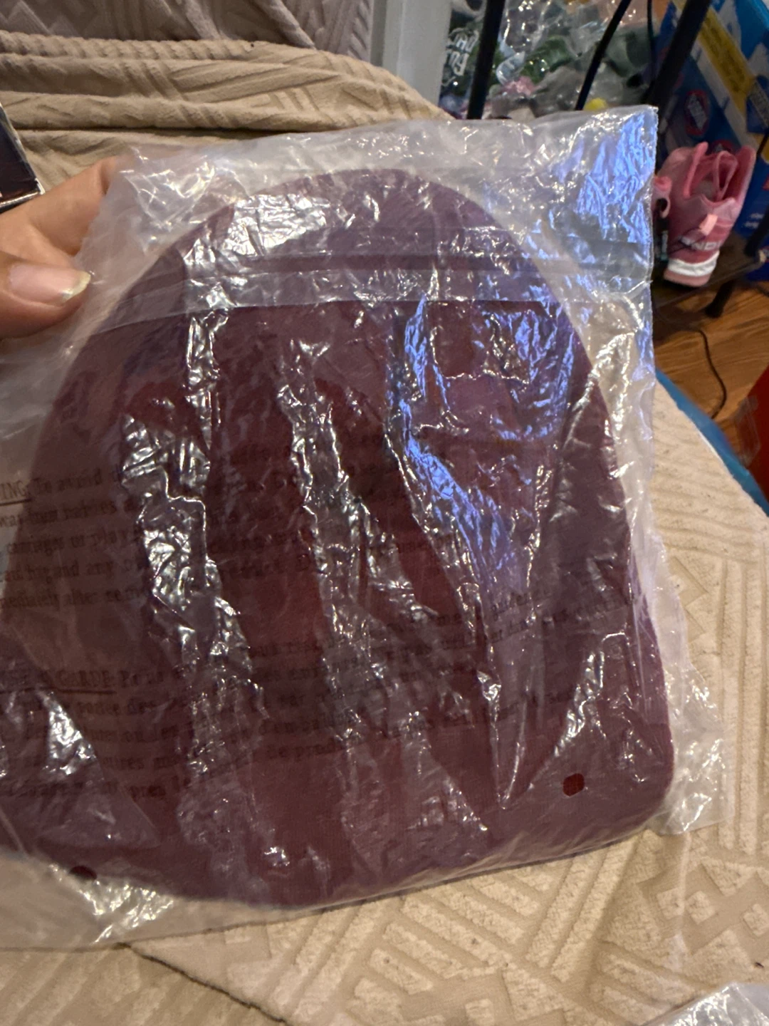 Stussy Beanie Hat Burgundy - photo 3