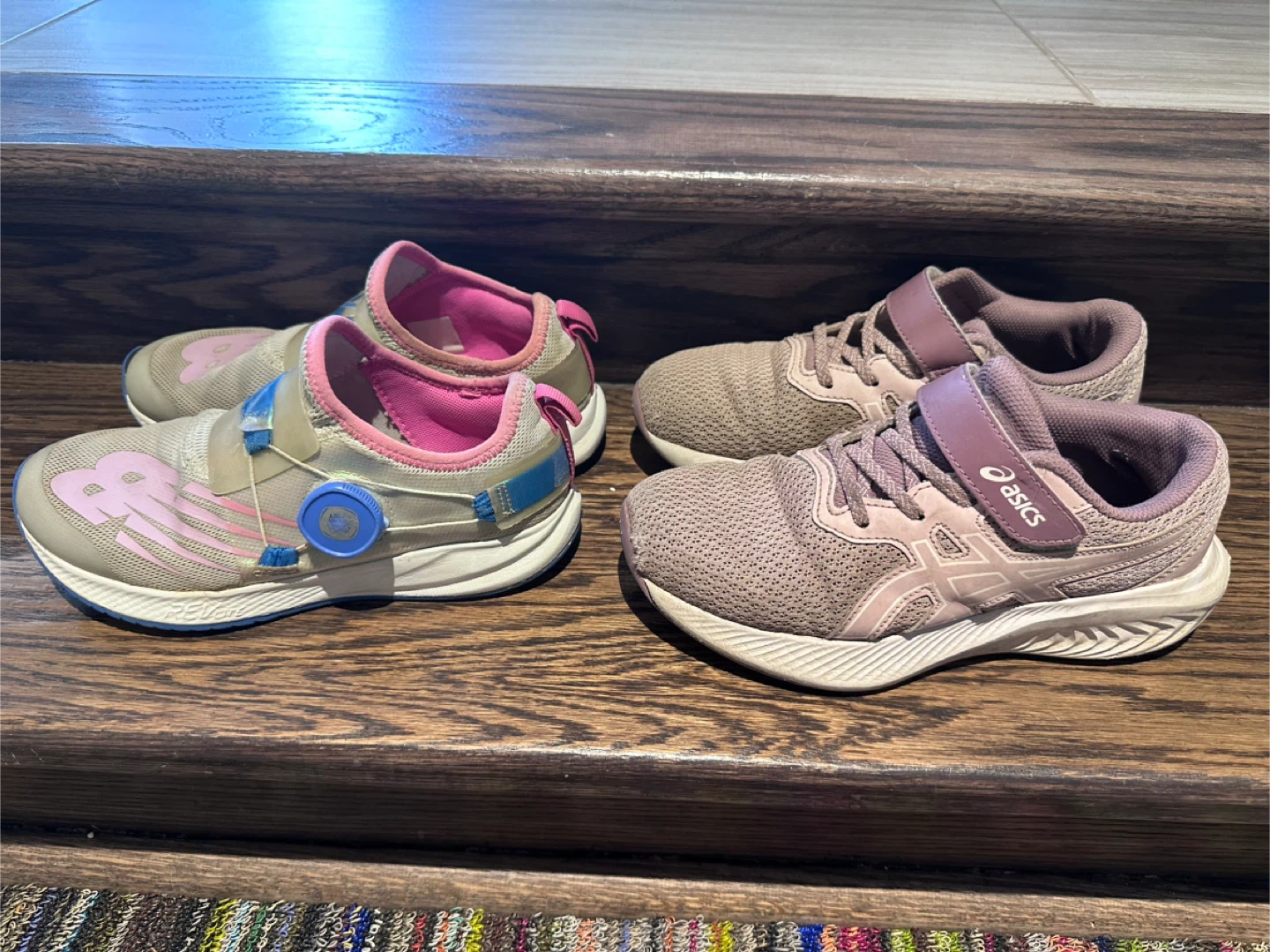 Kids New Balance size 1 & Asics runners Shoes size 2.5 - photo 2