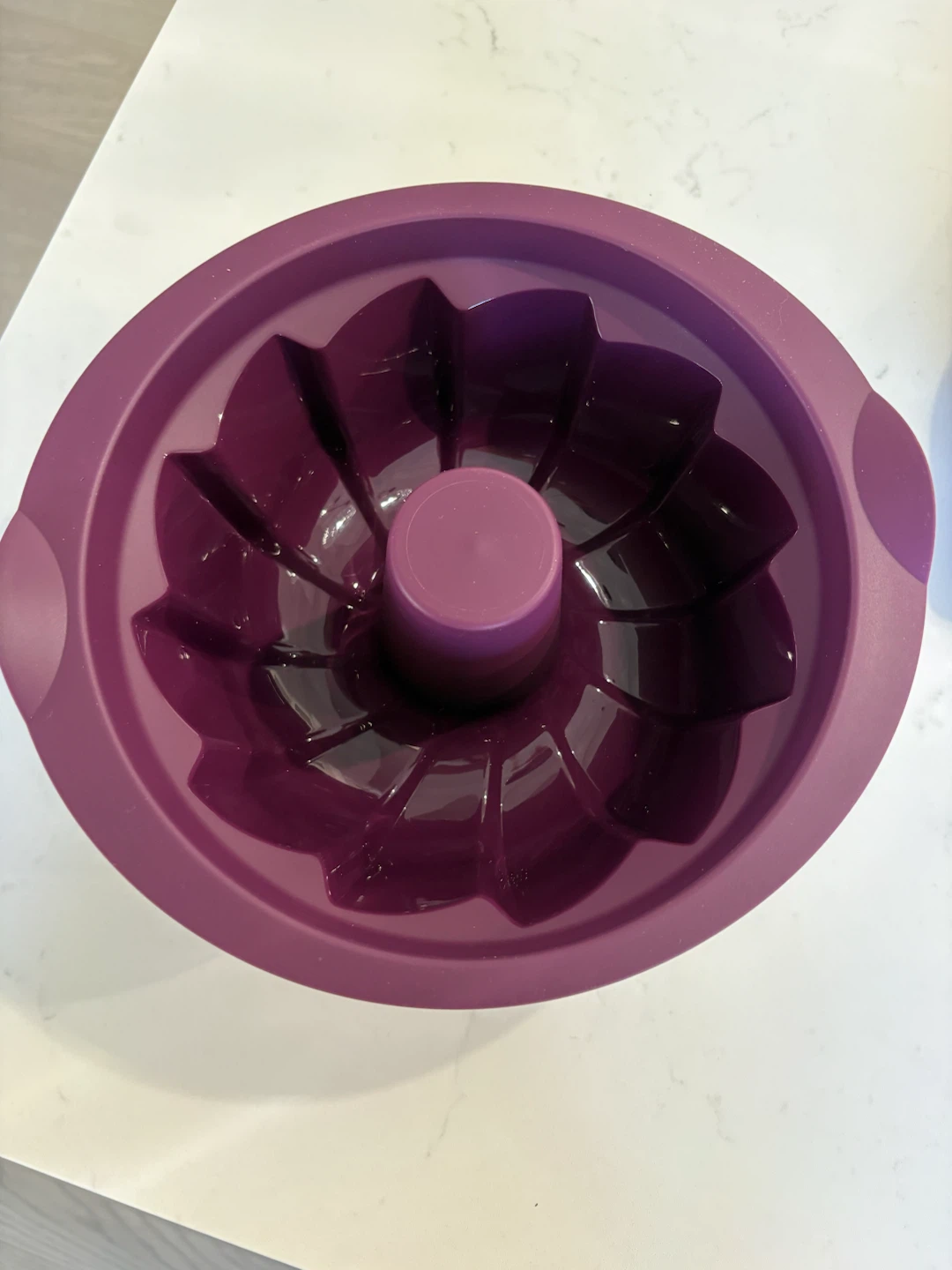 Tupperware Purple Silicone Bundt Pan