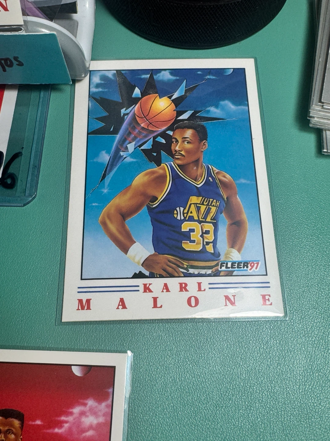 Set of 5 Vintage 1991 Fleer NBA Basketball Cards - photo 3